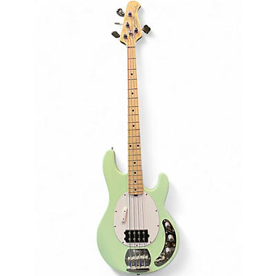 Used Sterling by Music Man Ray4 Mint Green Electric Bass Guitar