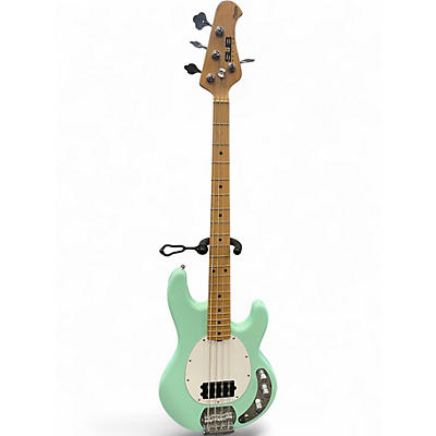 Used Sterling by Music Man Ray4 Mint Green Electric Bass Guitar