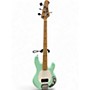 Used Sterling by Music Man Ray4 Mint Green Electric Bass Guitar Mint Green