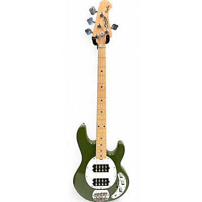 Sterling by Music Man Used Sterling by Music Man Ray4 OLIVE Electric Bass Guitar