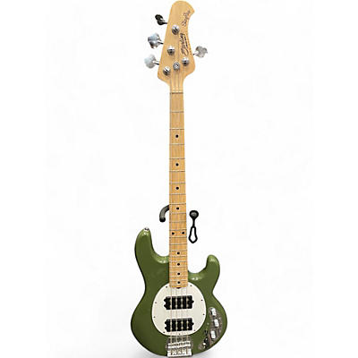 Used Sterling by Music Man Ray4 OLIVE GREEN Electric Bass Guitar