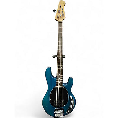 Used Sterling by Music Man Ray4 Ocean Blue Electric Bass Guitar