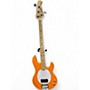 Used Sterling by Music Man Ray4 Orange Electric Bass Guitar Orange