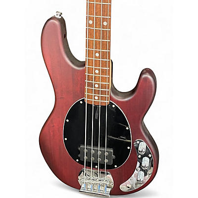 Used Sterling by Music Man Ray4 RED Electric Bass Guitar