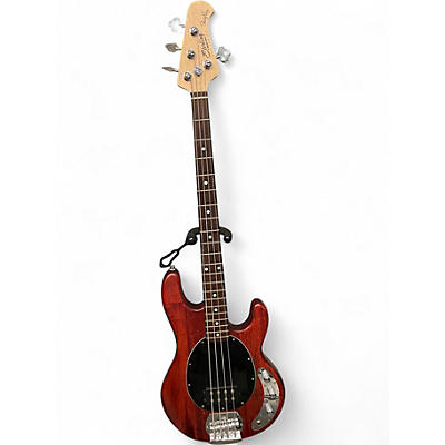 Used Sterling by Music Man Ray4 RED STAIN Electric Bass Guitar