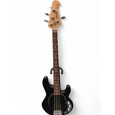 Used Sterling by Music Man Ray4 Satin Black Electric Bass Guitar