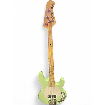 Used Sterling by Music Man Ray4 Seafoam Green Electric Bass Guitar