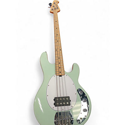 Used Sterling by Music Man Ray4 Seafoam Green Electric Bass Guitar