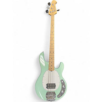 Used Sterling by Music Man Ray4 Seafoam Green Electric Bass Guitar