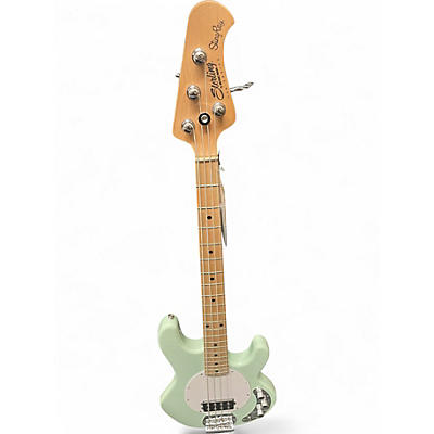 Used Sterling by Music Man Ray4 Seafoam Green Electric Bass Guitar