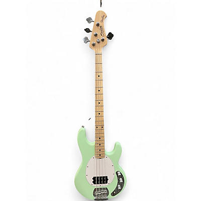 Used Sterling by Music Man Ray4 Seafoam Green Electric Bass Guitar