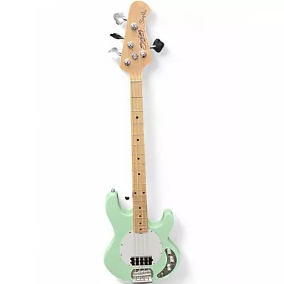 Used Sterling by Music Man Ray4 Seafoam Green Electric Bass Guitar