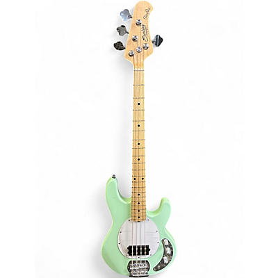 Used Sterling by Music Man Ray4 Sub Mint Green Electric Bass Guitar
