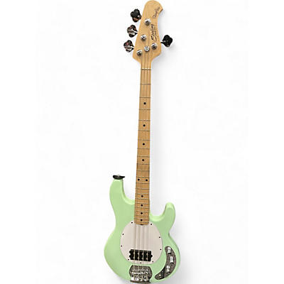 Used Sterling by Music Man Ray4 Surf Green Electric Bass Guitar