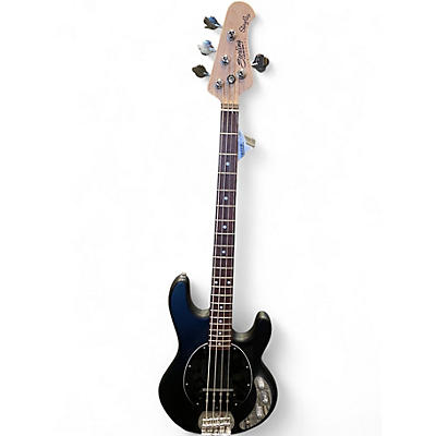 Used Sterling by Music Man Ray4 Trans Black Electric Bass Guitar