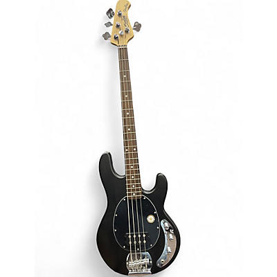 Used Sterling by Music Man Ray4 Trans Black Electric Bass Guitar