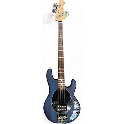 Used Sterling by Music Man Ray4 Trans Blue Electric Bass Guitar