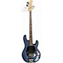 Used Sterling by Music Man Ray4 Trans Blue Electric Bass Guitar Trans Blue