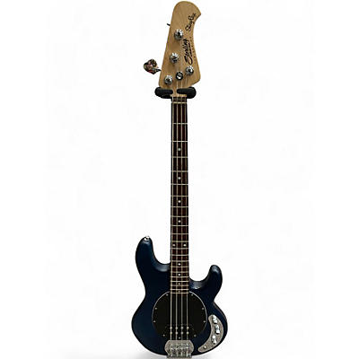 Used Sterling by Music Man Ray4 Trans Blue Electric Bass Guitar