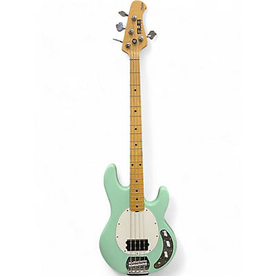 Sterling by Music Man Used Sterling by Music Man Ray4 Turquoise Electric Bass Guitar