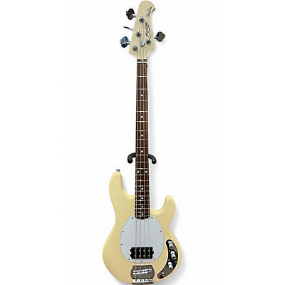 Used Sterling by Music Man Ray4 Vintage Cream Electric Bass Guitar