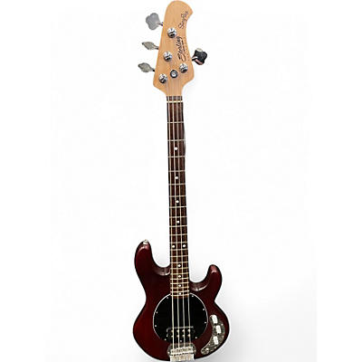 Used Sterling by Music Man Ray4 Wine Red Electric Bass Guitar