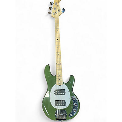 Used Sterling by Music Man Ray4 green Electric Bass Guitar