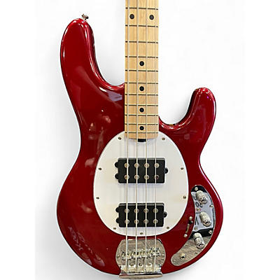 Used Sterling by Music Man Ray4HH Candy Apple Red Electric Bass Guitar