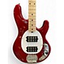 Used Sterling by Music Man Ray4HH Candy Apple Red Electric Bass Guitar Candy Apple Red