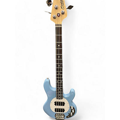 Used Sterling by Music Man Ray4HH Cerulean Blue Electric Bass Guitar