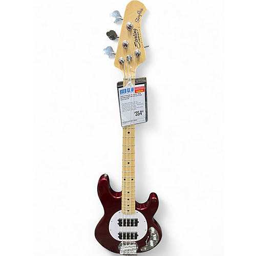 Used Sterling by Music Man Ray4HH Rangoon Red Electric Bass Guitar Rangoon Red