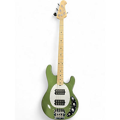 Used Sterling by Music Man Ray4HH Royal Olive Electric Bass Guitar