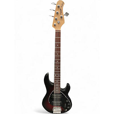 Used Sterling by Music Man Ray5 5 String 2 Tone Sunburst Electric Bass Guitar