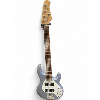 Used Sterling by Music Man Ray5 5 String BABY BLUE SPARKLE Electric Bass Guitar