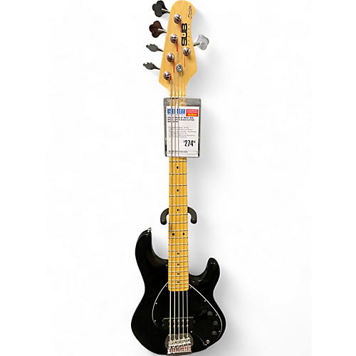 Sterling by Music Man Used Sterling by Music Man Ray5 5 String Black Electric Bass Guitar Black