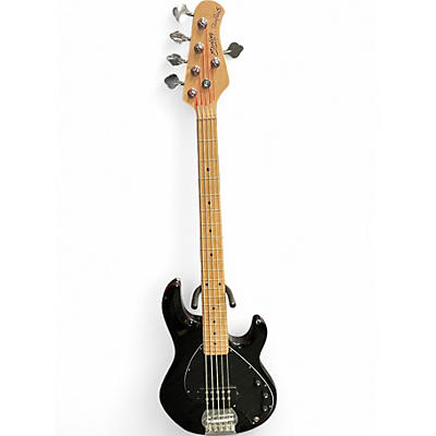 Used Sterling by Music Man Ray5 5 String Black Electric Bass Guitar