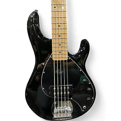 Used Sterling by Music Man Ray5 5 String Black Electric Bass Guitar