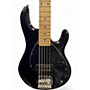 Used Sterling by Music Man Ray5 5 String Black Electric Bass Guitar Black
