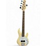 Used Sterling by Music Man Used Sterling by Music Man Ray5 5 String Cream Electric Bass Guitar Cream