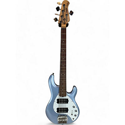 Sterling by Music Man Used Sterling by Music Man Ray5 5 String Lake Placid Blue Electric Bass Guitar