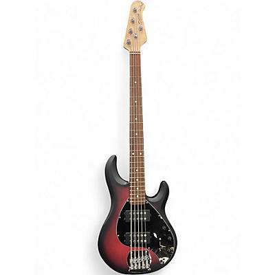 Used Sterling by Music Man Ray5 5 String Ruby Electric Bass Guitar