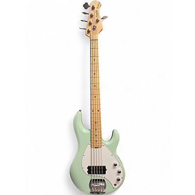 Used Sterling by Music Man Ray5 5 String Seafoam Green Electric Bass Guitar