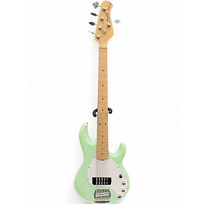 Used Sterling by Music Man Ray5 5 String Seafoam Green Electric Bass Guitar