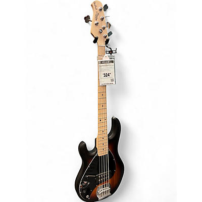 Used Sterling by Music Man Ray5 Left Handed Vintage Sunburst Electric Bass Guitar