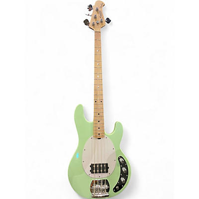 Used Sterling by Music Man S.U.B. RAY4 Seafoam Green Electric Bass Guitar