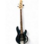 Used Sterling by Music Man S.U.B. Ray4 Trans Blue Satin Electric Bass Guitar Trans Blue Satin