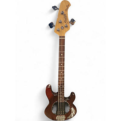 Used Sterling by Music Man S.U.B. Ray4 Walnut Stain Electric Bass Guitar