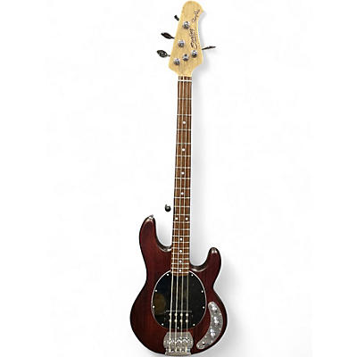Used Sterling by Music Man S.U.B. Sting Ray RAY4 Walnut Stain Electric Bass Guitar
