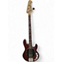 Used Sterling by Music Man  S.U.B. StingRay RAY4 Brown Electric Bass Guitar Brown