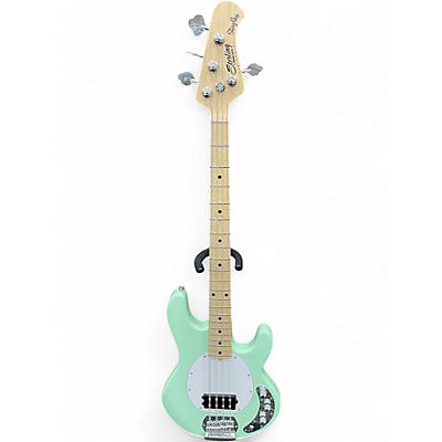 Used Sterling by Music Man S.U.B. StingRay Surf Green Electric Bass Guitar